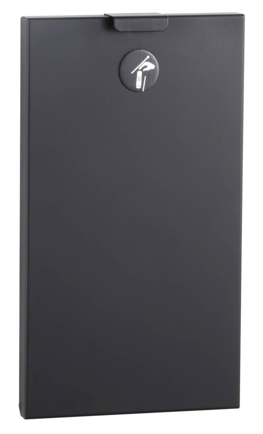 Recessed Sanitary Napkin Disposal, Matte Black, B-3513.MBLK - Sanitary Towel Disposal