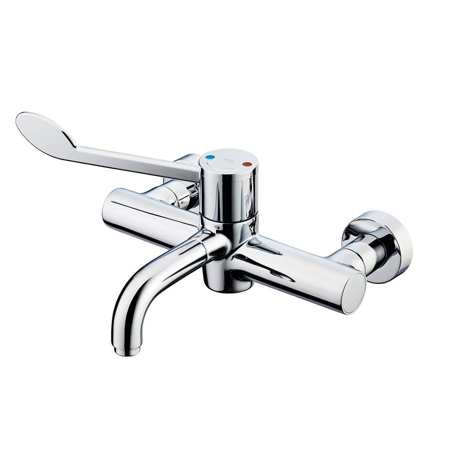 Markwik 21+ Panel Mounted Thermostatic Basin Mixer, Time Flow Sensor