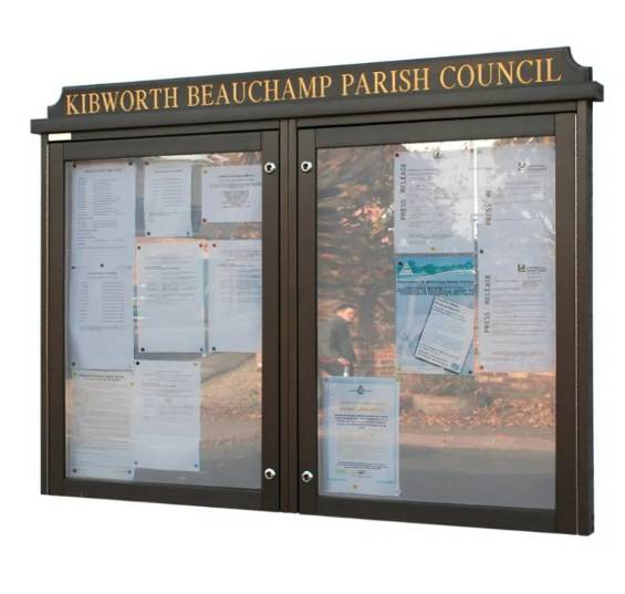 Double Bay Manmade Timber Noticeboard (recycled plastic)
