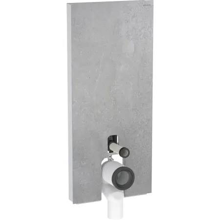 Geberit Monolith Plus sanitary module for floor-standing WC, 114 cm, front cladding made of stoneware