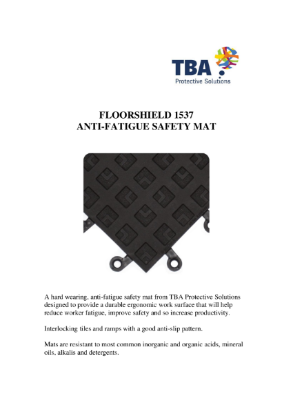Floorshield - 1537 Anti Fatigue Safety Mat
