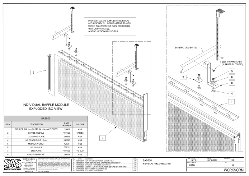 SAS500 Individual Run Application