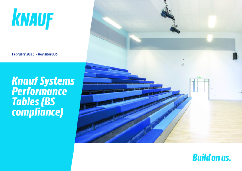 Knauf Systems Performance Tables (BS Compliance)