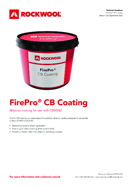 FirePro® CB Coating - Product Data Sheet