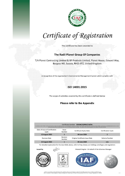 ISO 14001 Environmental Management Systems