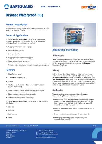 Drybase Plug
