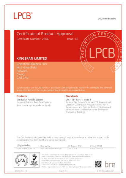 LPCB Certificate