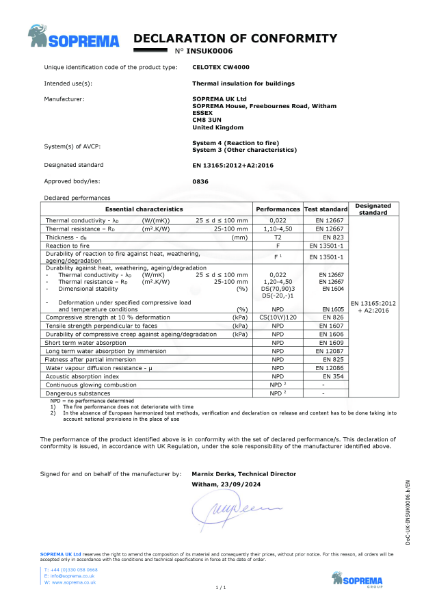 CELOTEX CW4000 DOC