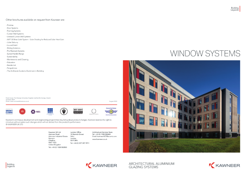 Kawneer Window Systems Brochure