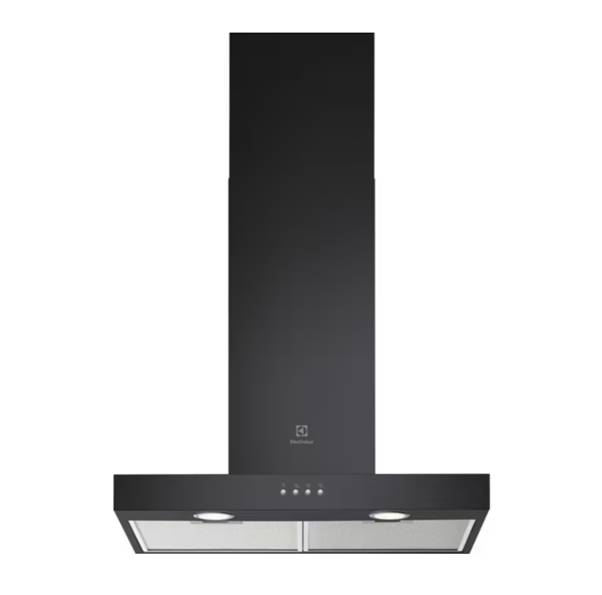 ELECTROLUX 60CM CHIMNEY HOOD, POWDER BLACK
