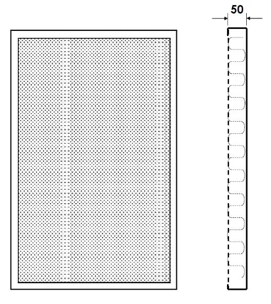 Acoustic Panel 50mm thick - Metal Enclosure Panels