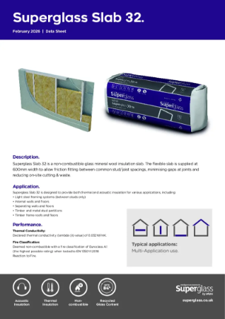 Superglass Slab 32 - Datasheet