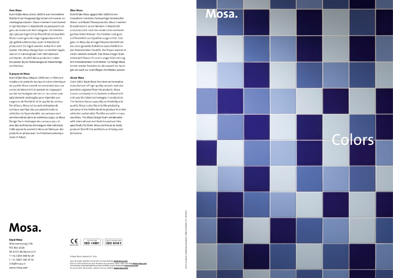 04. Mosa Colors - A source of inspiration for colourful interior design concepts