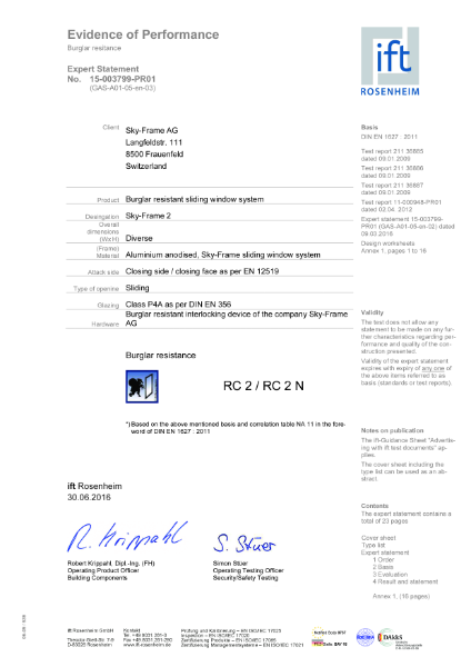 EN 1627-1630 RC2