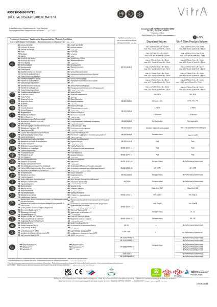 TechnicalDataSheet_K95339000001VTE0_10X30 RAL 0756060 TURMERIC MATT nR