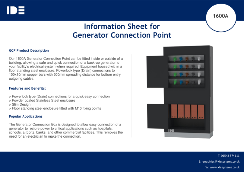 GCP 1600 Data Sheet v1.1