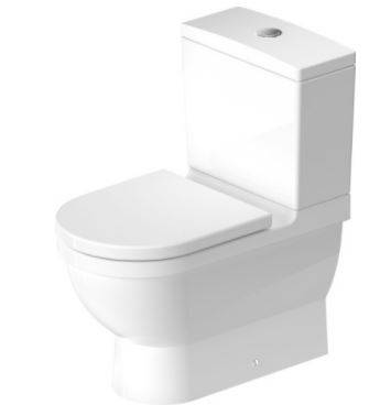 Starck 3 Close Coupled Toilet - 655 mm 