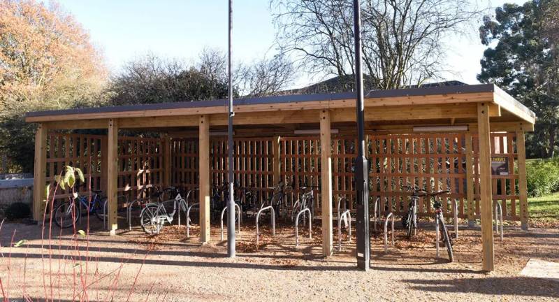 Sherwood Timber Cycle Shelter