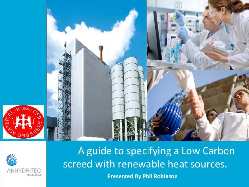 Guide to Specifying a Highly Efficient Heated Screed