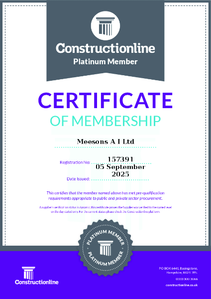 Constructionline Platinum Member
