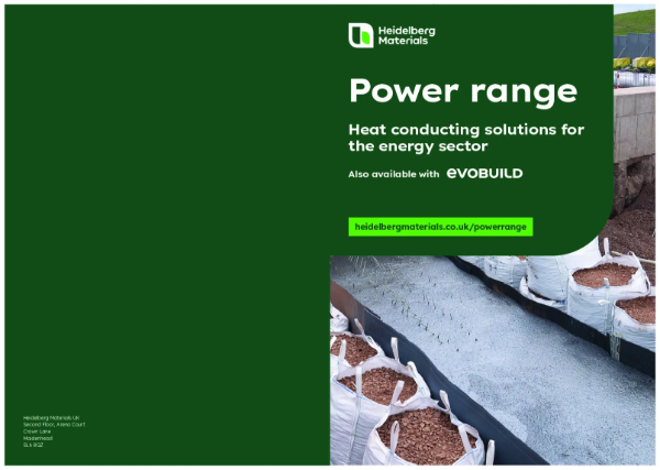 Power range (heat conducting concrete) Brochure