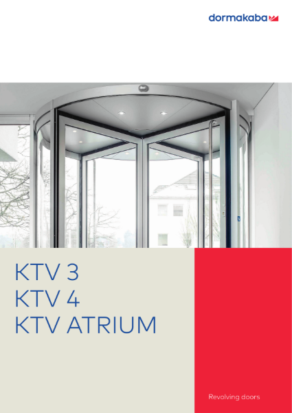 DORMA KTV-3 KTV-4 KTV-ATRIUM - Revolving Doors Varioline