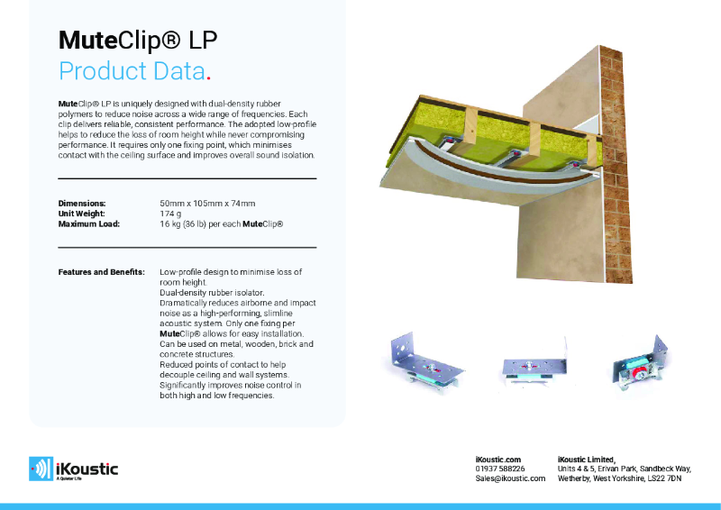 MuteClip® LP Data Sheet