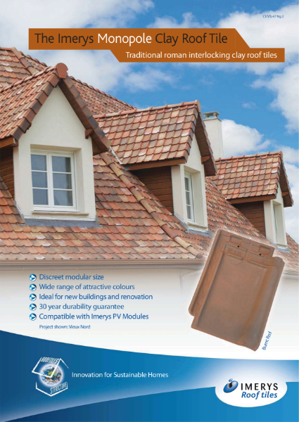 The Imerys Monopole Clay Roof Tile