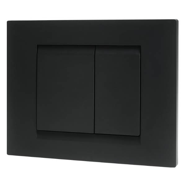 BLACK TOUCH ESSENTIAL CONTROL PLATE  - WC Flush Plate