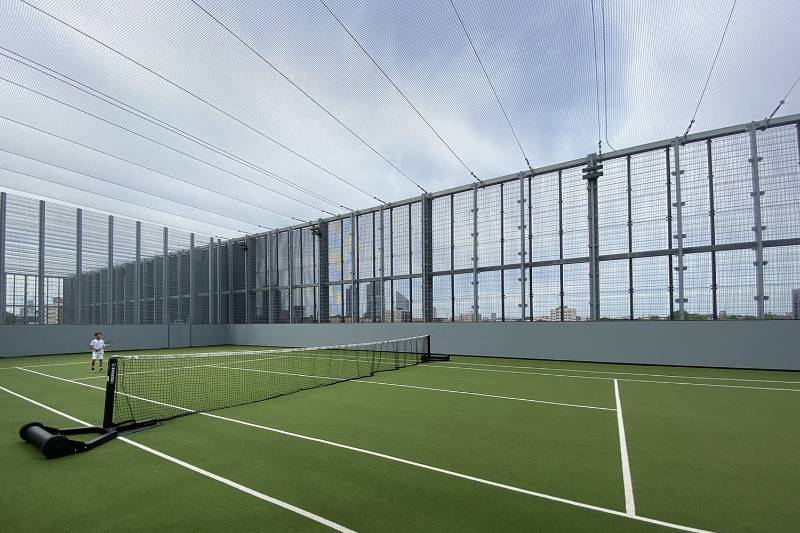 Rooftop Architectural Grating Screen - Britannia Leisure Centre