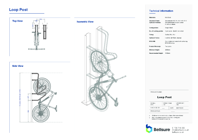 Loop Post Datasheet