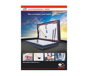 Gorter - Fire-rated roof hatch RHTEI Flyer