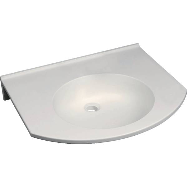 Publica washbasin, round design, barrier-free