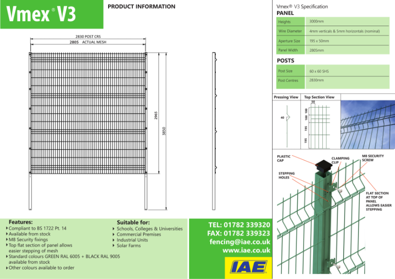 VMEX-V3-3000-mm datasheet