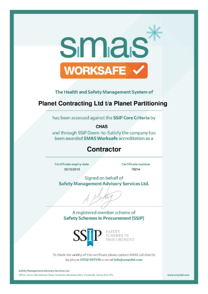 SMAS Worksafe Contractor Certificate Exp 05 12 19