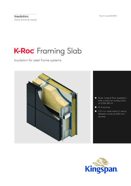 Kingspan K-Roc Framing Slab brochure