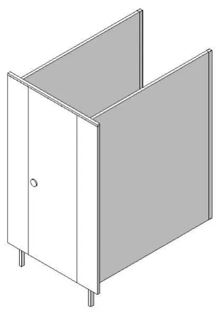 Enkelpanelskåp