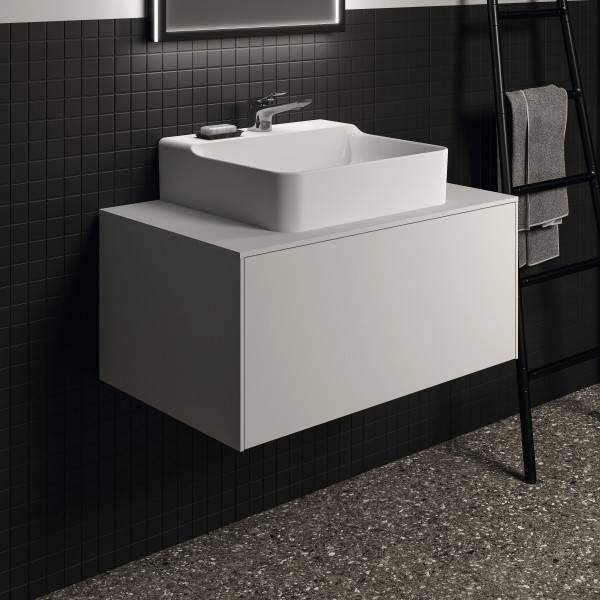 Conca 80 cm Wall Hung Washbasin Unit