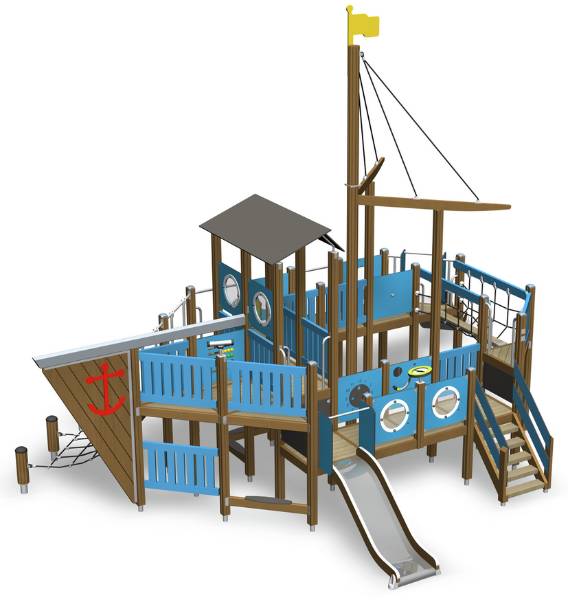 Fishing Ship - Children's Multiplay Activity Tower