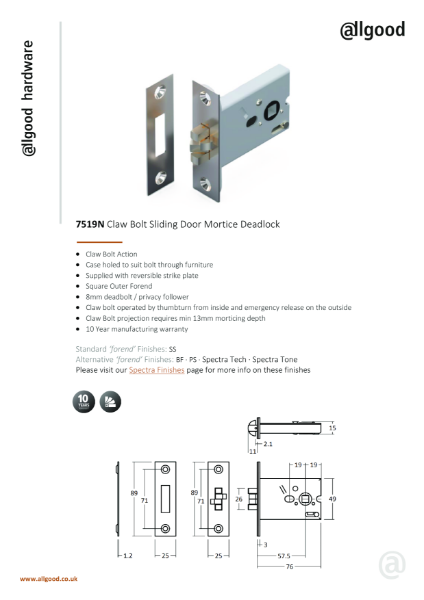 7519N-Datasheet Iss01