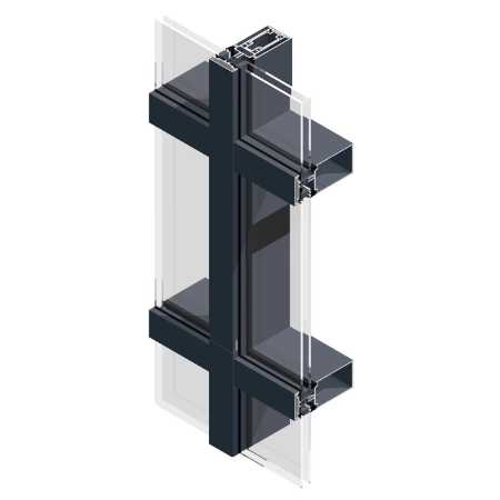 Novastruct FSX 110 (AA 110) Aluminium 65 mm Stick Curtain Wall System