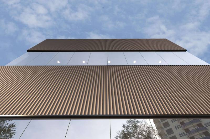 Aluminium Click-on Cladding