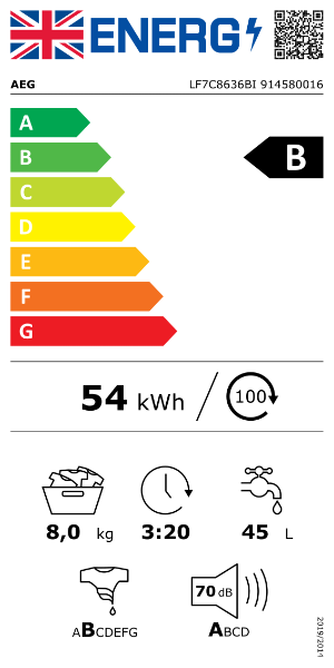 LF7C8636BI - Energy Label