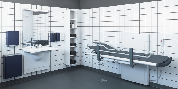 Funktionell design och flexibilitet för en bättre dusch- och vårdsupplevelse