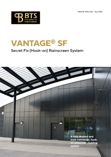 Vantage® SF - Secret Fix (hook-on) Rainscreen Facade System
