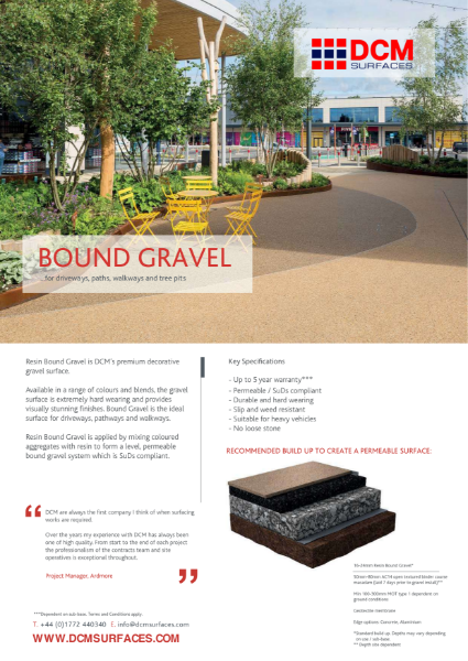 Data Sheet - Resin Bound Gravel