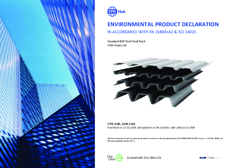 EPD_HUB-4164_Standard Roof Deck