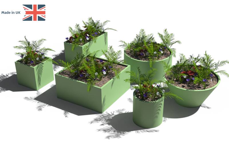 800 Series Metal Planters  - Aluminium Planter