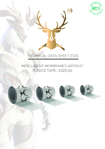 Intelligent Membranes Airtight Fleece Tape Product Sheet