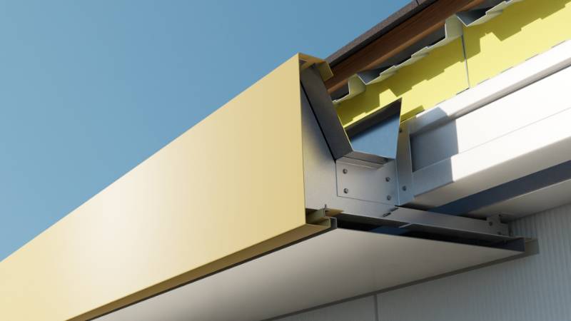 Aluminium Fascia - Plain Fascia Profile - Metal Trims